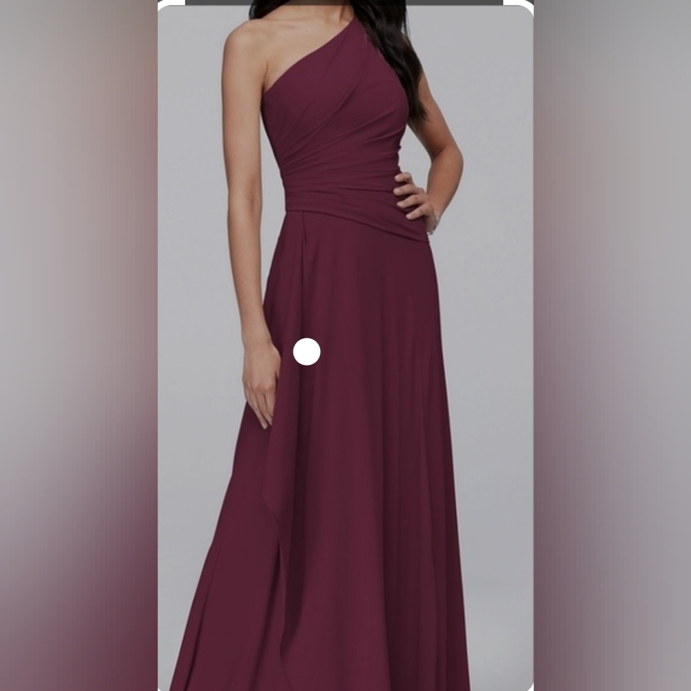 David's bridal bridesmaid dress- Wine